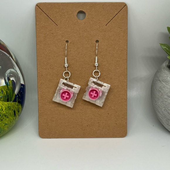 Handmade Keyboard Switch Earrings - Picture 1 of 2